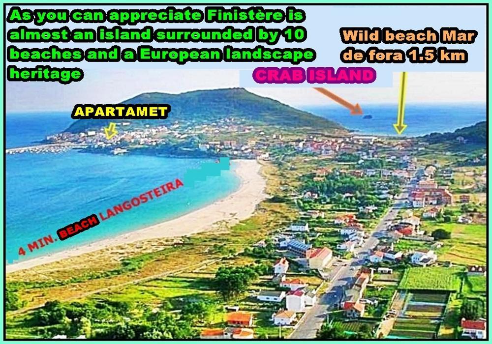 Apartamento Paseo Del Puerto Finisterre Kültér fotó