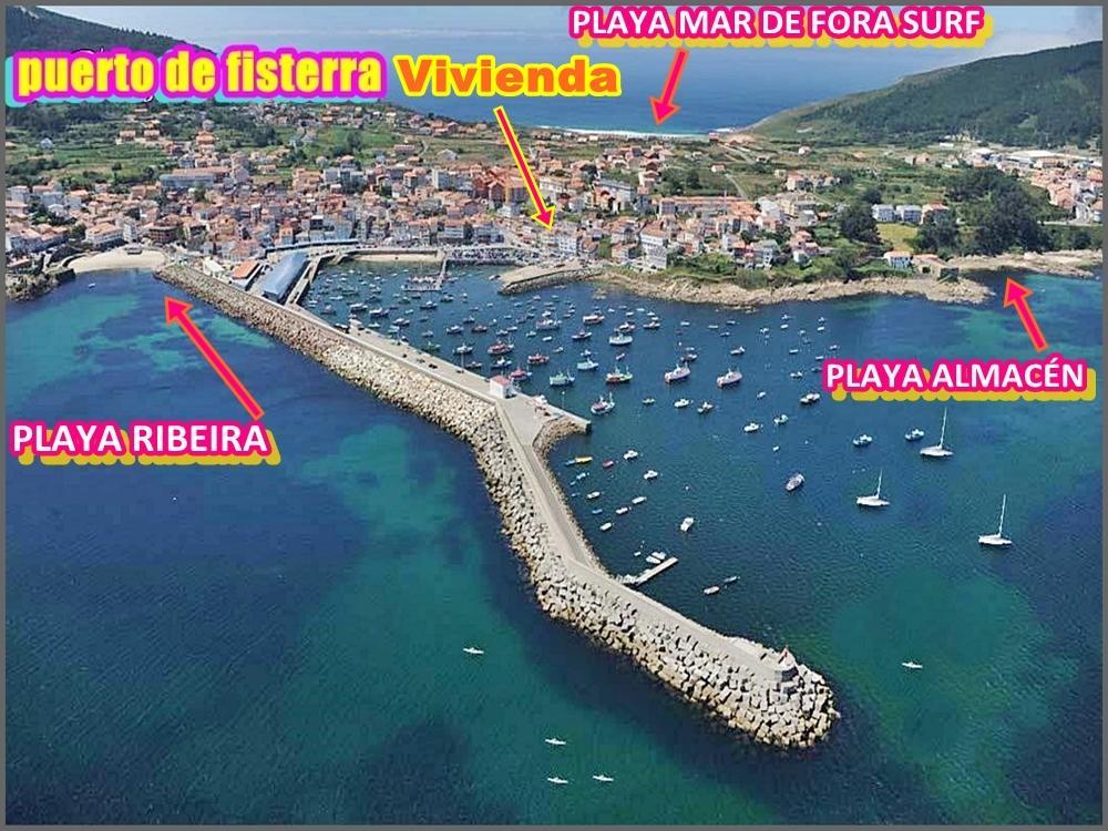 Apartamento Paseo Del Puerto Finisterre Kültér fotó